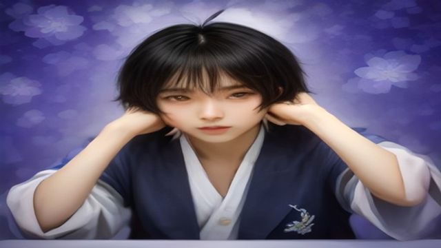 一位年轻的大学生坐在图书馆里，手持平板电脑认真阅读关于樱井的深度解读文章，周围是安静的学习环境与自然采光，表情专注投入